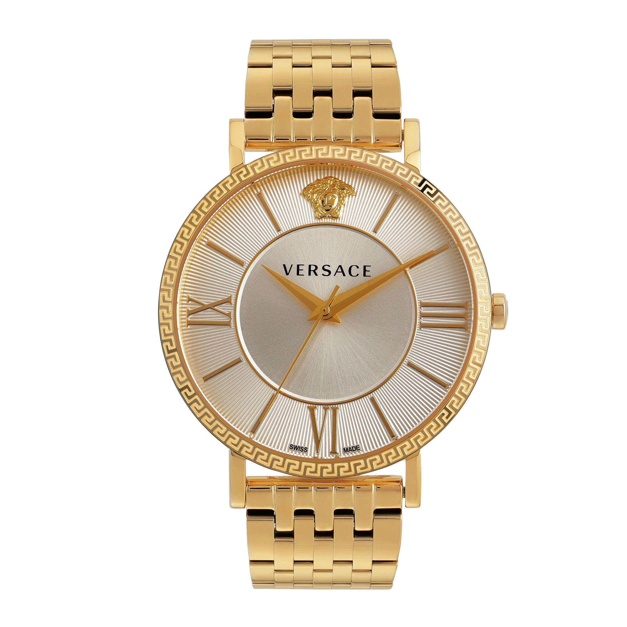 Versace 42 mm White Silver Dial Analog Men Watch VEKA01122
