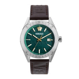 Versace Vekha Athletics 3 Hands 41 mm Green Dial Men Analog Watch VEKHA0125
