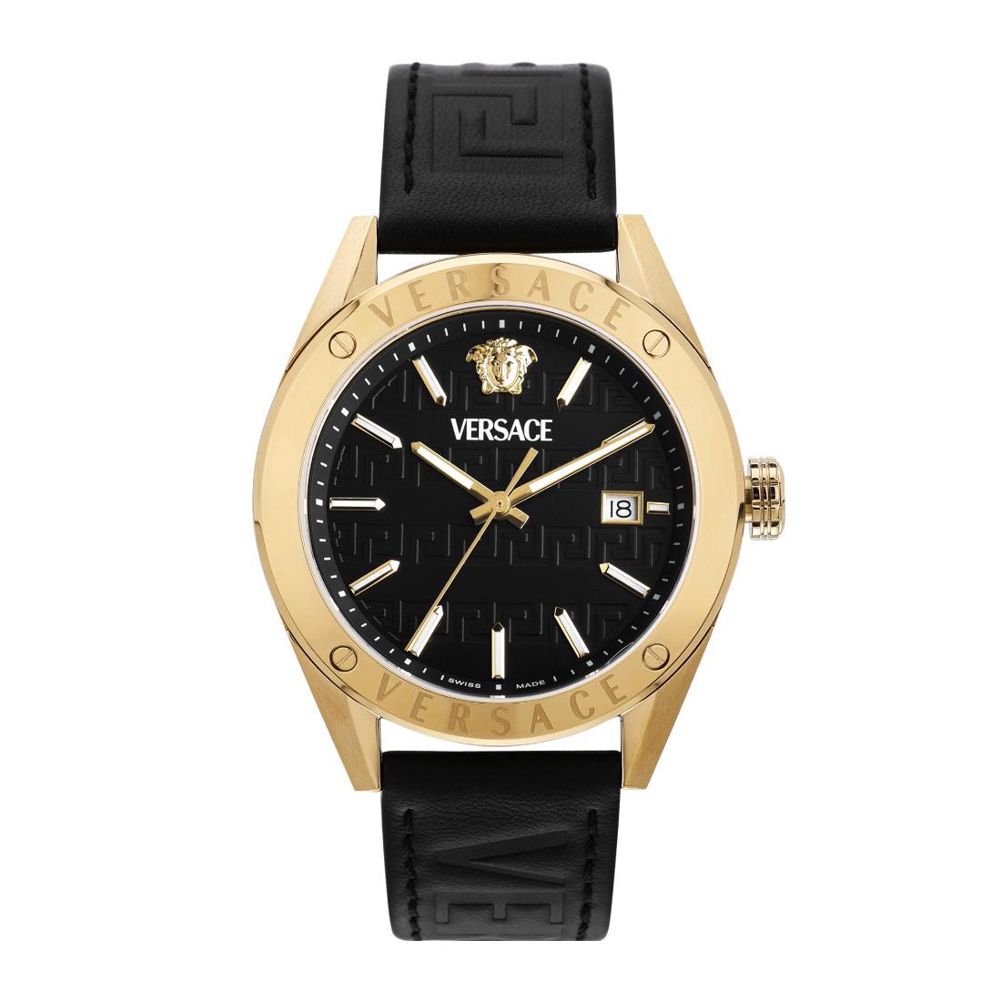 Versace Vekha Athletics 3 Hands 41 mm Black Dial Men Analog Watch- VEKHA0225
