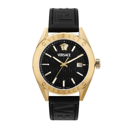Versace Vekha Athletics 3 Hands 41 mm Black Dial Men Analog Watch- VEKHA0225