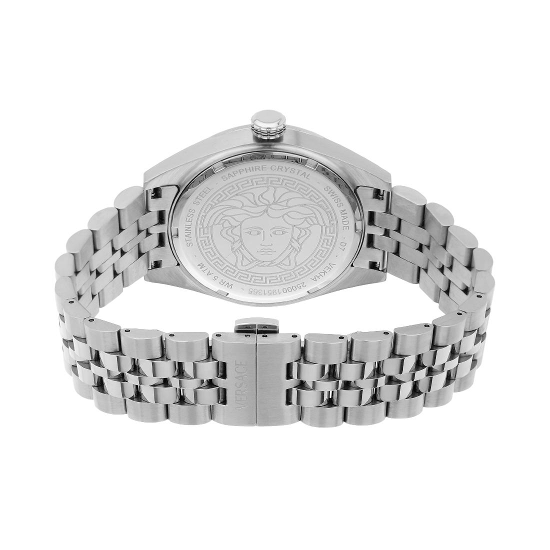Versace Vekha Athletics 3 Hands 41 mm Black Dial Men Analog Watch- VEKHA0425