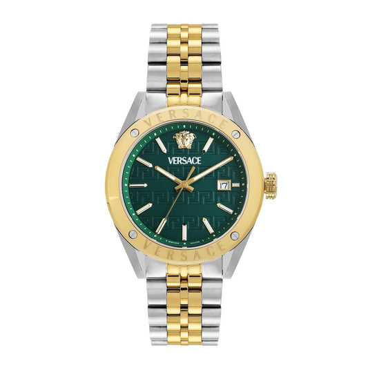 Versace Vekha Athletics 3 Hands 41 mm Green Dial Men Analog Watch- VEKHA0525