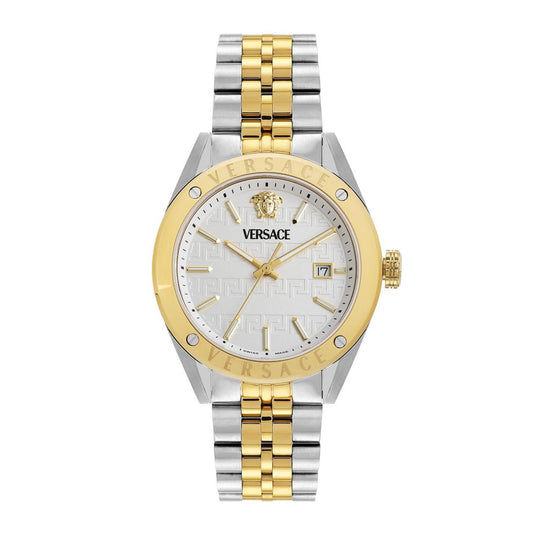 Versace Vekha Athletics 3 Hands 41 mm White Dial Men Analog Watch- VEKHA0625