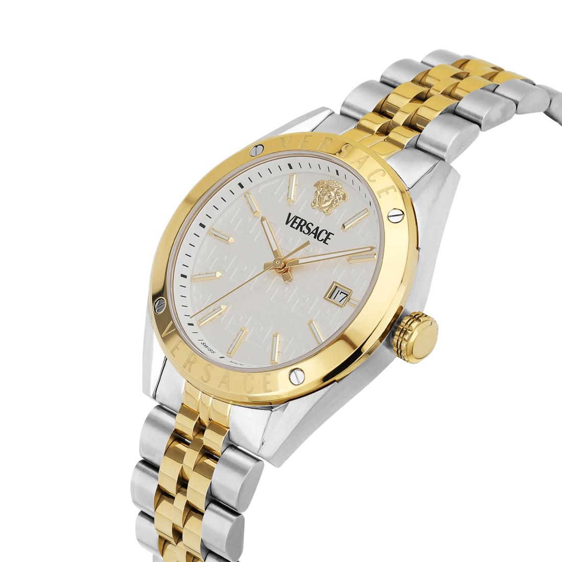 Versace Vekha Athletics 3 Hands 41 mm White Dial Men Analog Watch- VEKHA0625