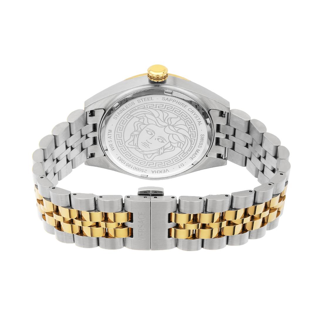 Versace Vekha Athletics 3 Hands 41 mm White Dial Men Analog Watch- VEKHA0625