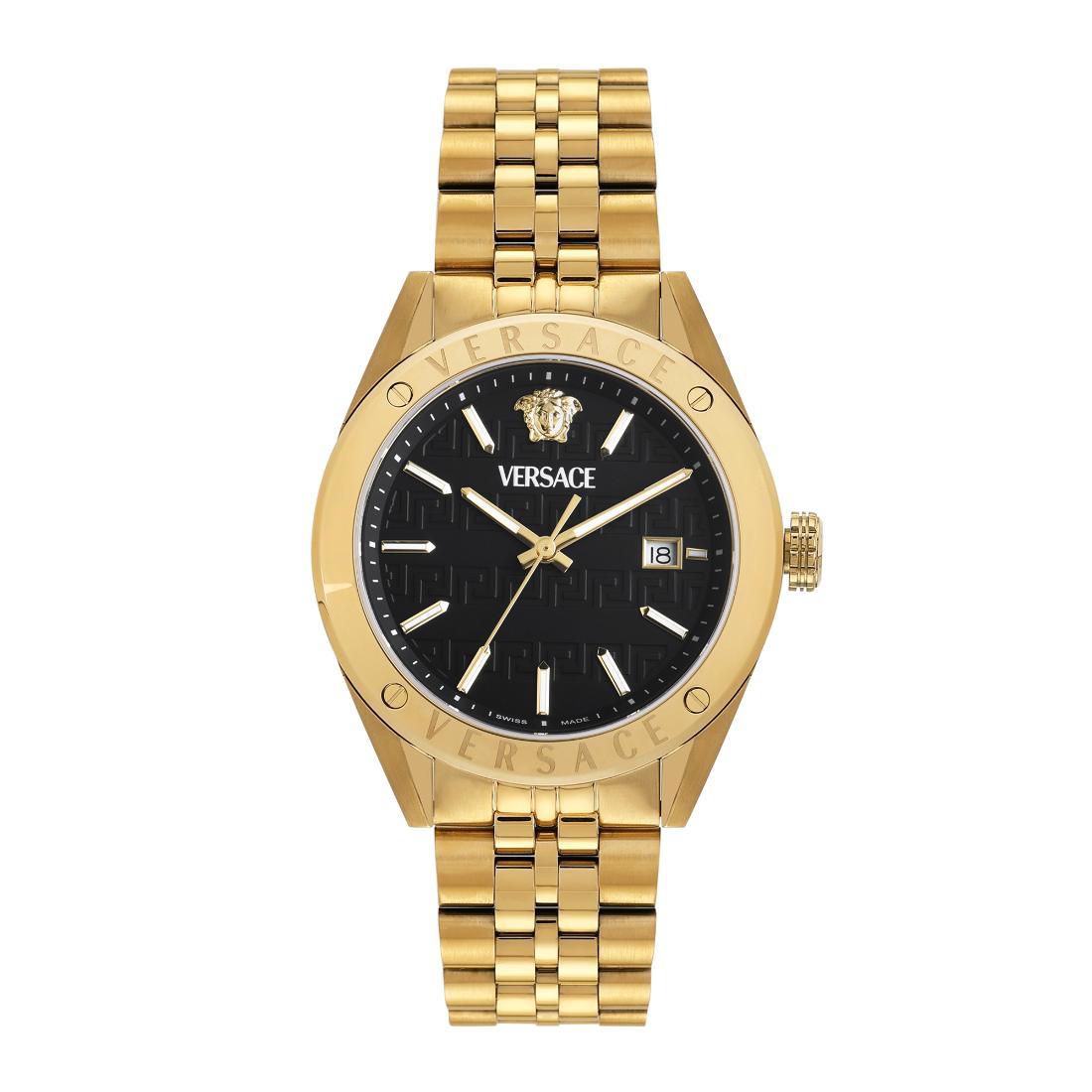 Versace Vekha Athletics 3 Hands 41 mm Black Dial Men Analog Watch VEKHA0725