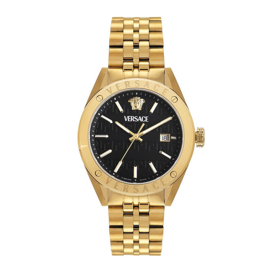 Versace Vekha Athletics 3 Hands 41 mm Black Dial Men Analog Watch- VEKHA0725