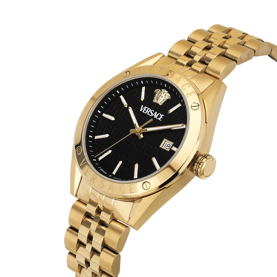 Versace Vekha Athletics 3 Hands 41 mm Black Dial Men Analog Watch VEKHA0725