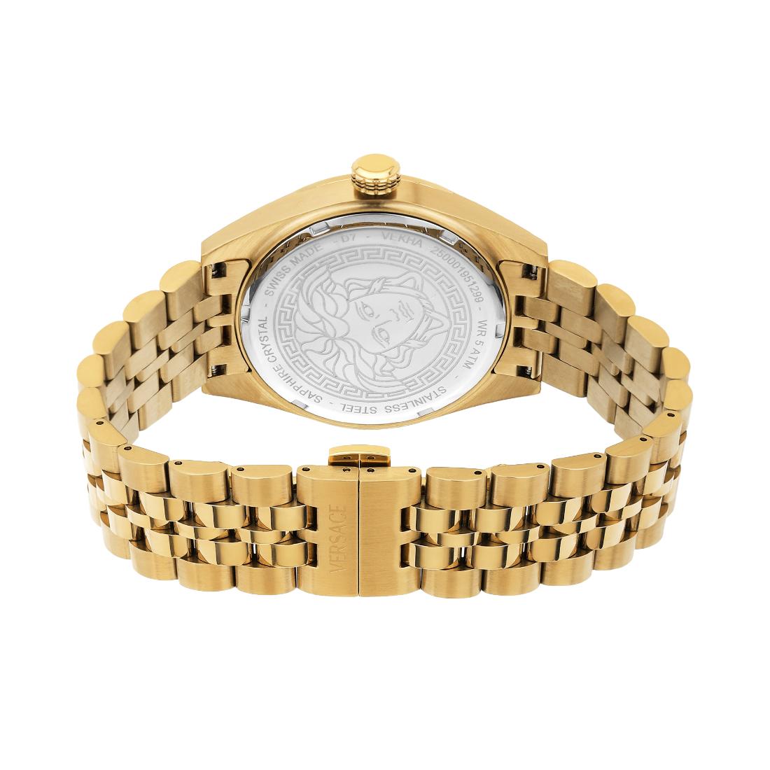 Versace Vekha Athletics 3 Hands 41 mm Black Dial Men Analog Watch VEKHA0725