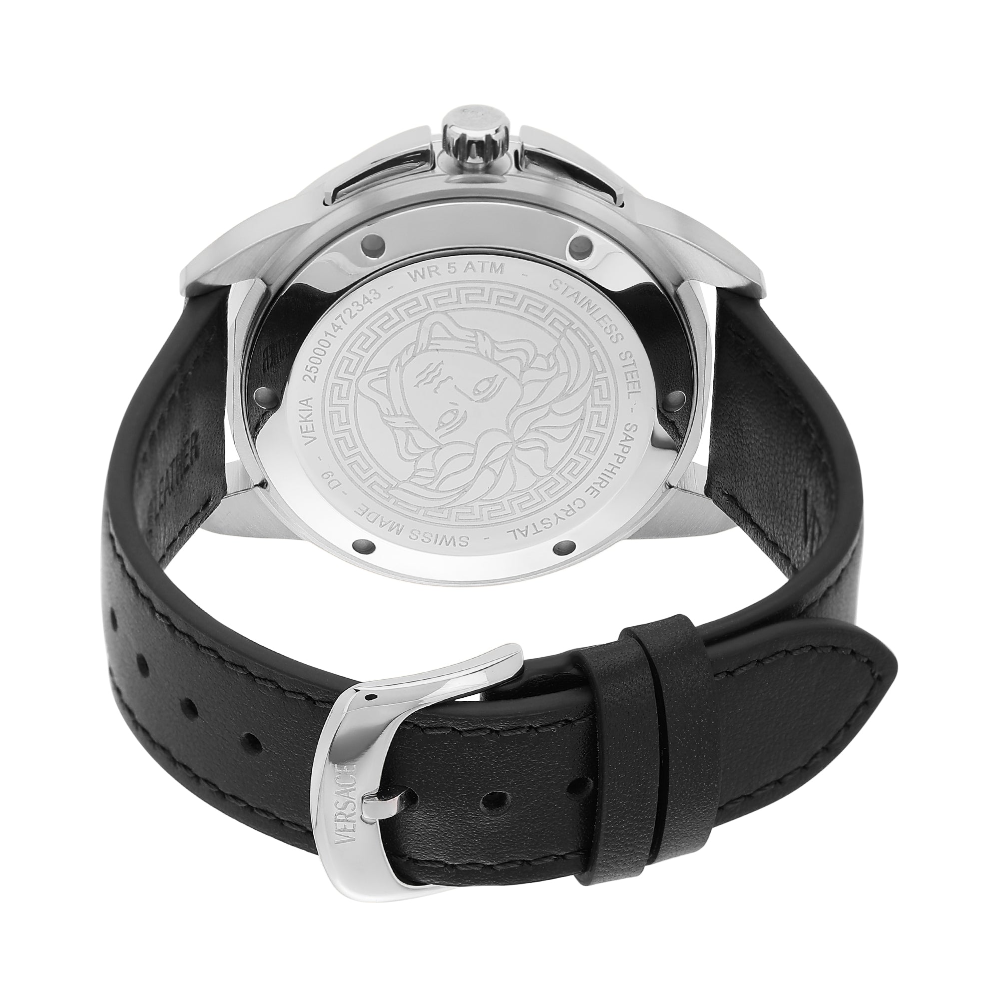 Versace V-Sport 44 mm Black Dial Men Chrono Watch- VEKIA0125