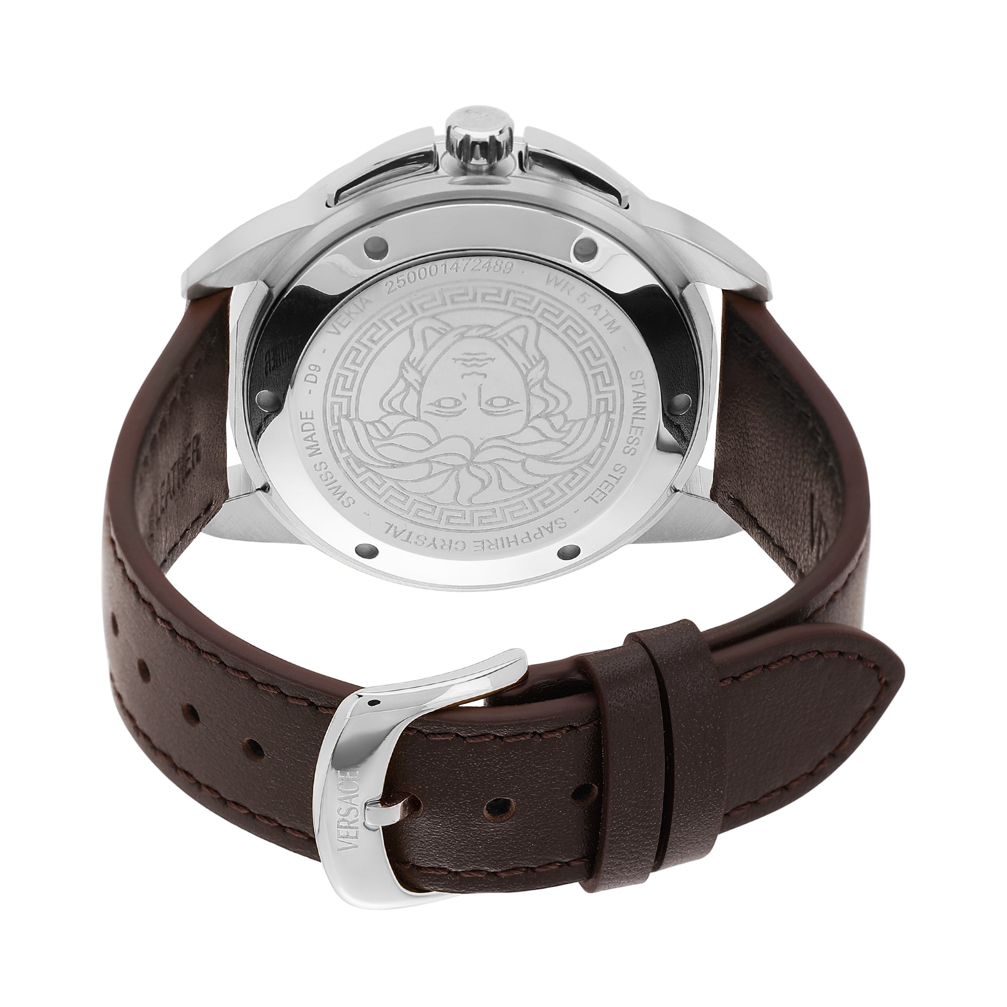 Versace V Sport 44 mm Green Dial Men Chrono Watch VEKIA0225