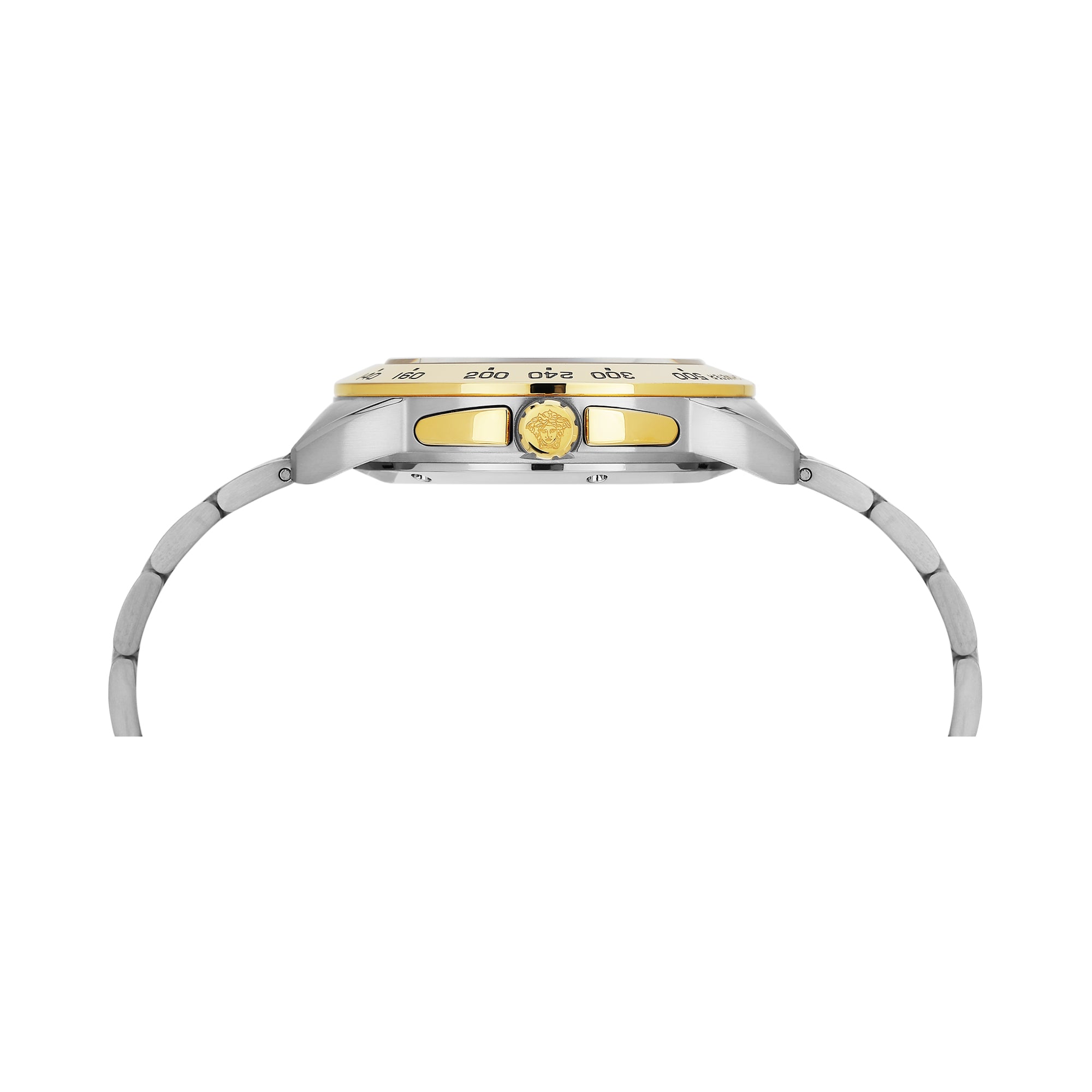 Versace V-Sport 44 mm Green Dial Men Chrono Watch- VEKIA0625