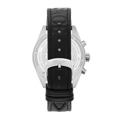 Versace Athletics VEKJA 44 mm Black Dial Men Chrono Watch- VEKJA0225