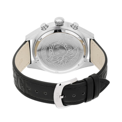 Versace Athletics VEKJA 44 mm Black Dial Men Chrono Watch- VEKJA0225