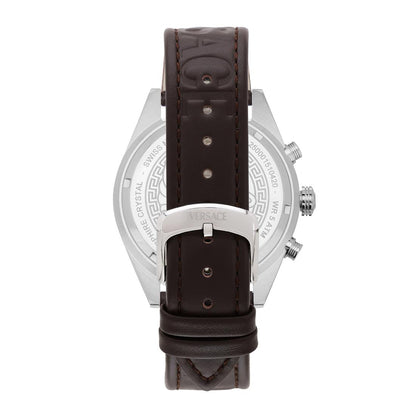 Versace Athletics VEKJA 44 mm Green Dial Men Chrono Watch- VEKJA0325