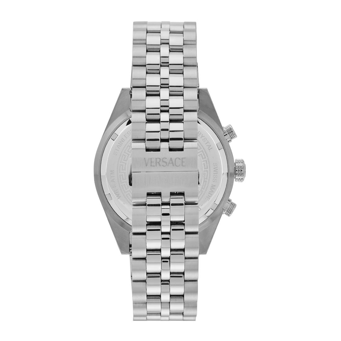 Versace Athletics Chrono Vekja 44 mm Blue Dial Men Chrono Watch VEKJA0425