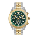 Versace Athletics VEKJA 44 mm Green Dial Men Chrono Watch VEKJA0625