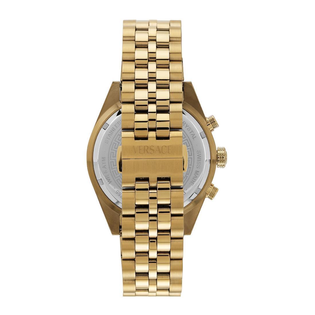 Versace Athletics Chrono Vekja 44 mm White Dial Men Chrono Watch- VEKJA0725