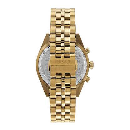 Versace Athletics Chrono Vekja 44 mm White Dial Men Chrono Watch- VEKJA0725