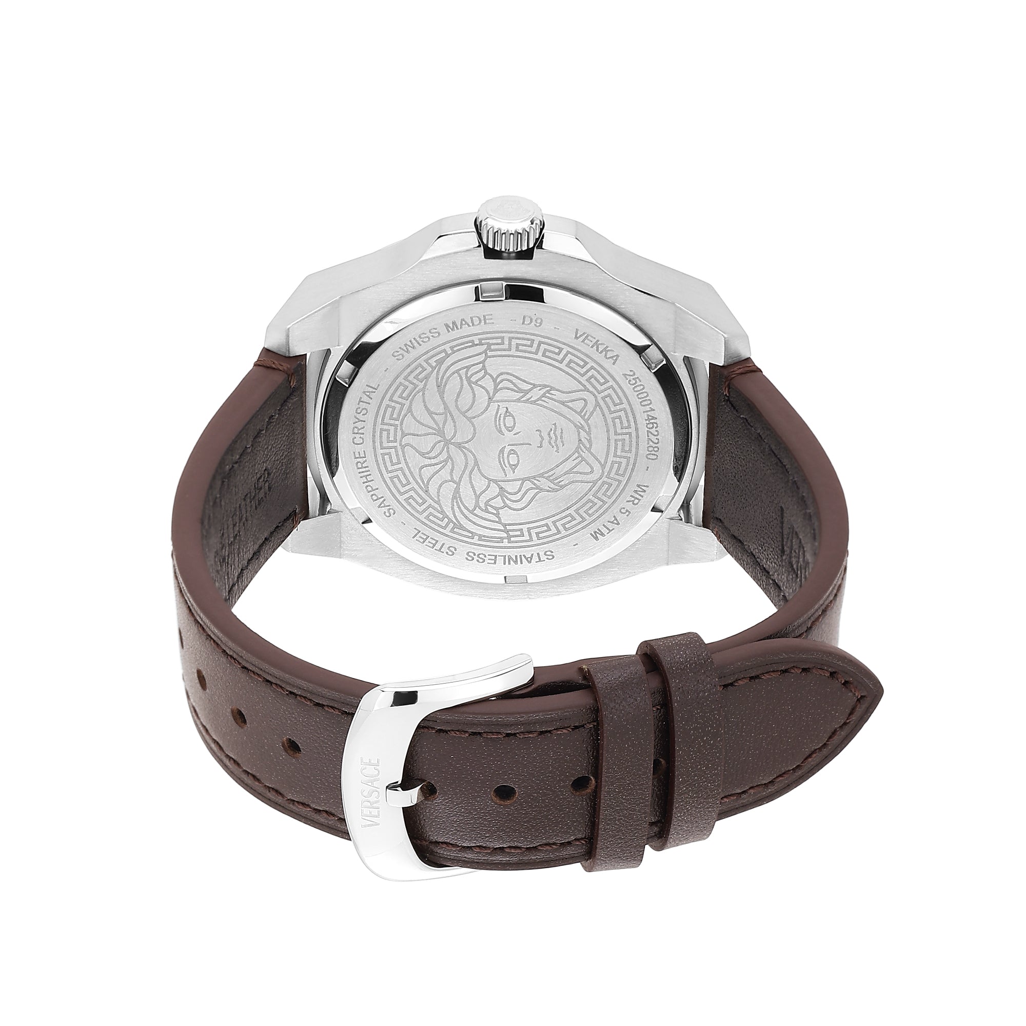 Versace Luxury 3 Hands 42 mm Green Dial Men Analog Watch VEKKA0225