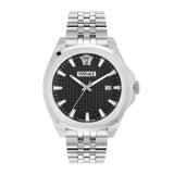 Versace Luxury 3 Hands 42 mm Black Dial Men Analog Watch VEKKA0325