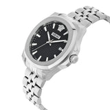 Versace Luxury 3 Hands 42 mm Black Dial Men Analog Watch VEKKA0325