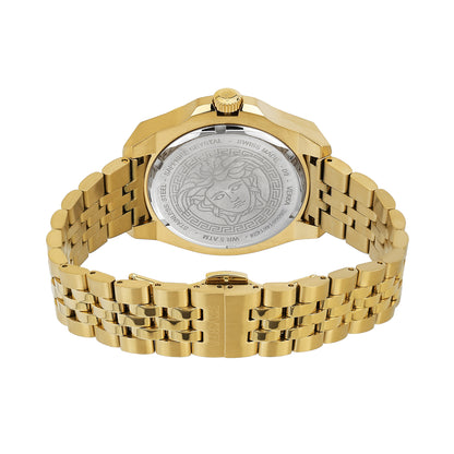 Versace Luxury 3 Hands 42 mm Silver Dial Men Analog Watch- VEKKA0625