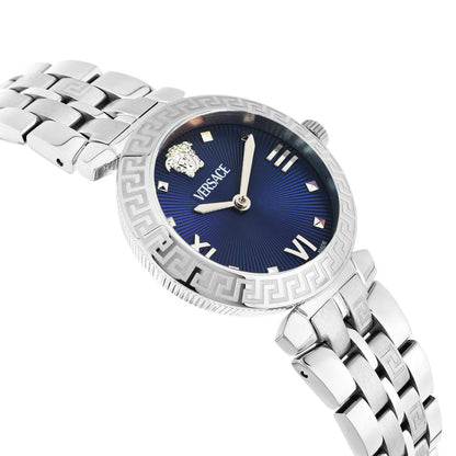 Versace Women 32 mm Size Blue Round Dial Analog Watch- VEOCA0124