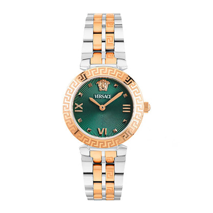 Versace Women 32 mm Size Green Round Dial Analog Watch- VEOCA0224