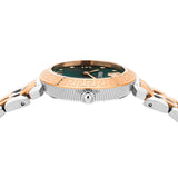 Versace Women 32 mm Size Green Round Dial Analog Watch- VEOCA0224