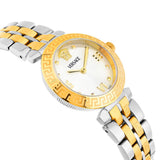 Versace Women 32 mm Size White Silver Round Dial Analog Watch VEOCA0324