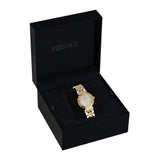 Versace Women 32 mm Size White Silver Round Dial Analog Watch VEOCA0324