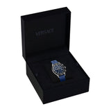 Versace Men 43 x 56.6 mm Size Blue Round Dial Analog Watch VEPCA0124