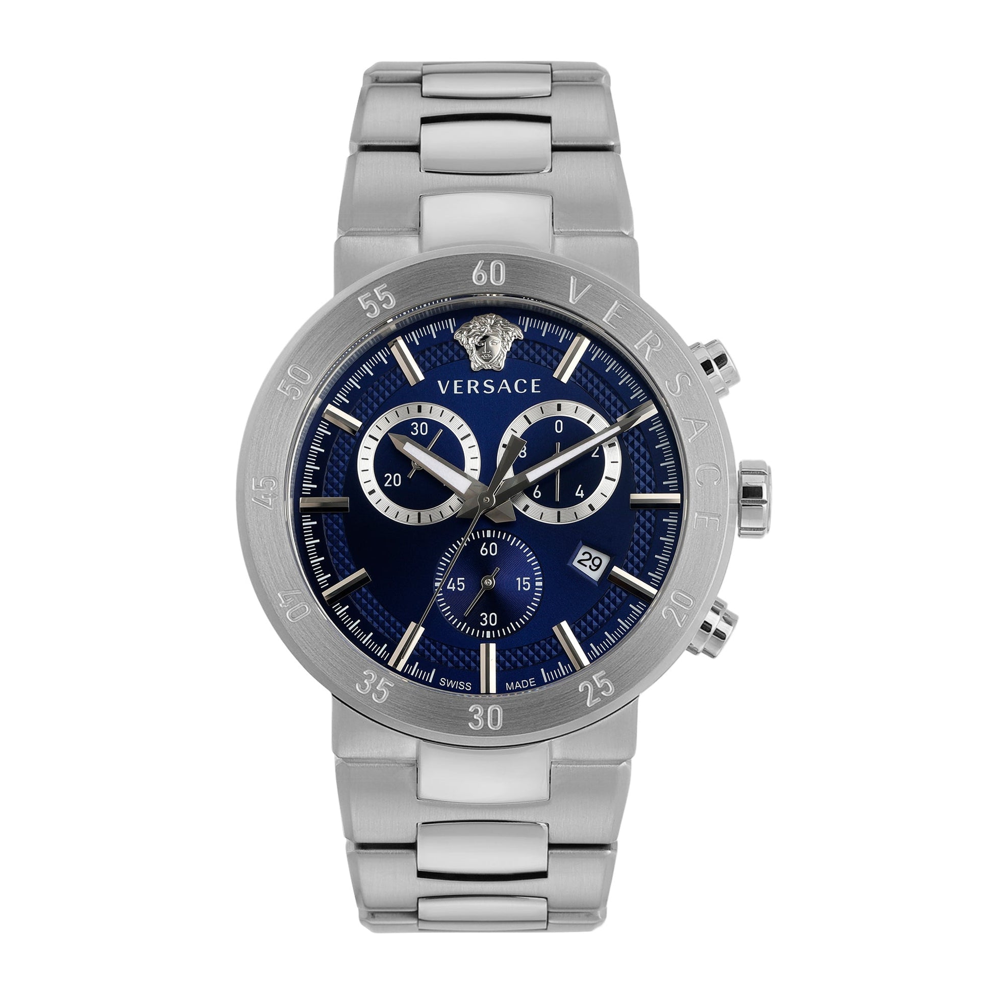 versace blue watch