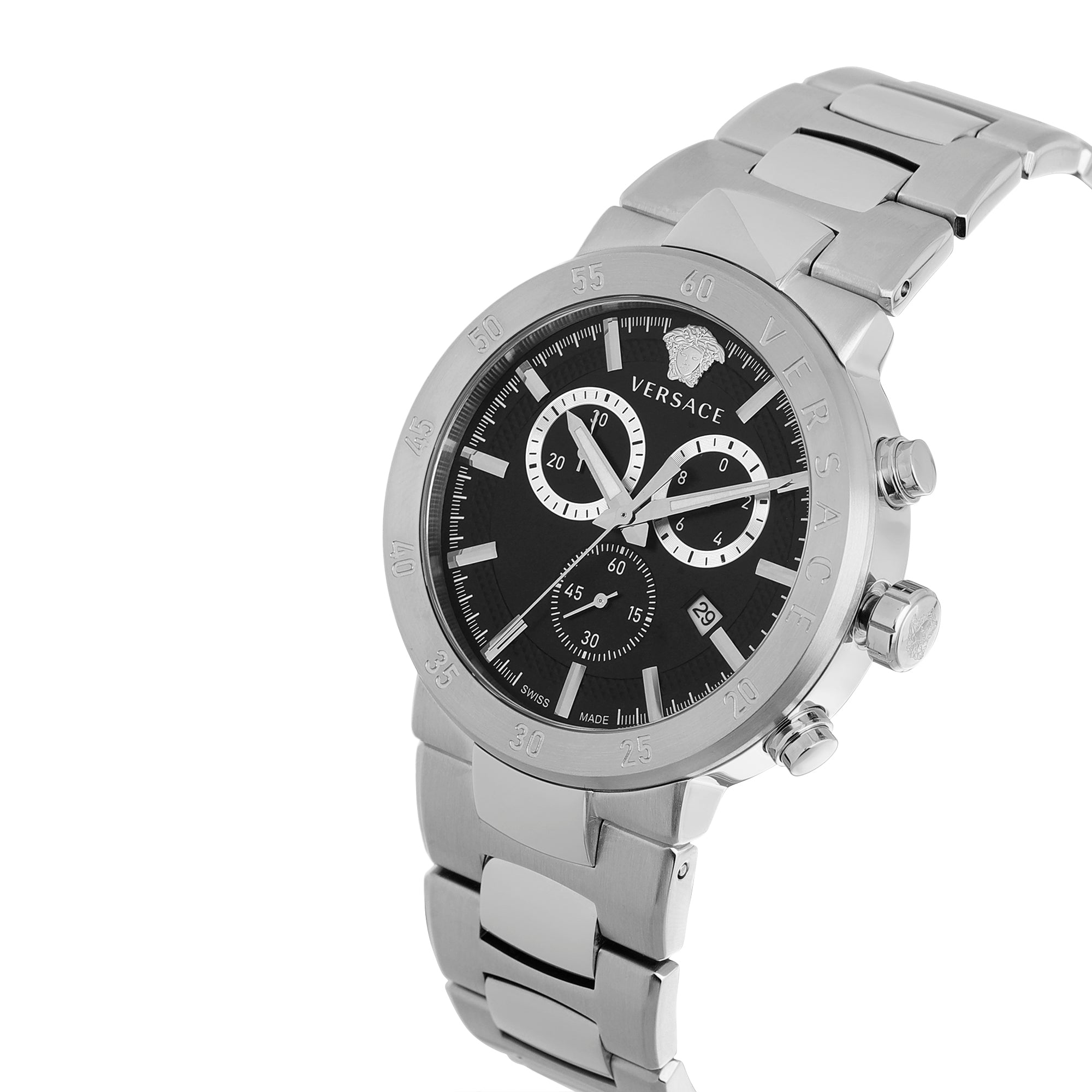 Versace 43 mm Black Dial Analog Men Watch VEPY00520