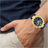 Versace 43 mm Blue Dial Analog Men Watch VEPY00921