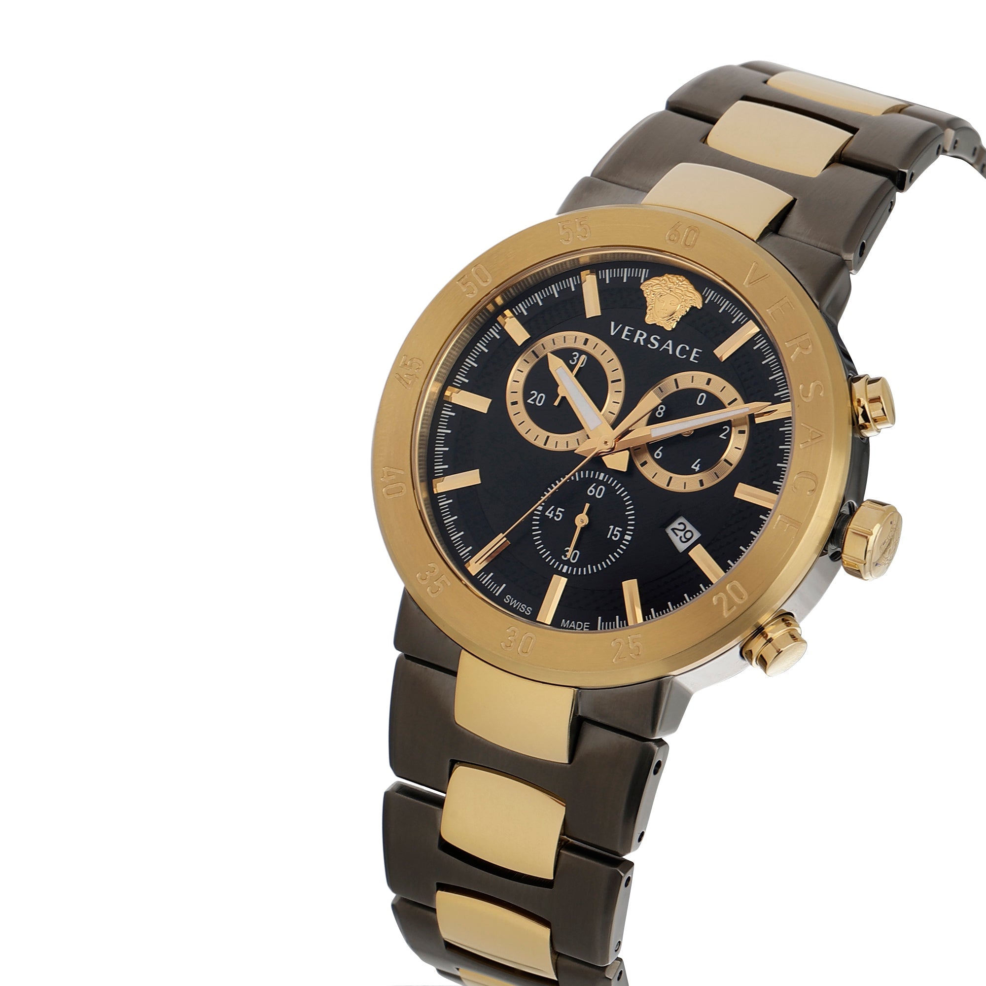 Versace 43 mm Black Dial Analog Men Watch VEPY01121