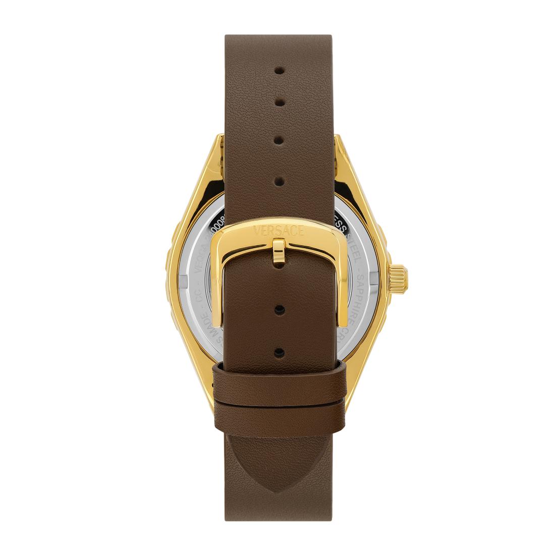 Versace Hellenyium Auto 42 mm Black Dial Men Analog Watch VEQCA0224