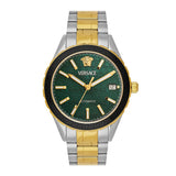 Versace Hellenyium Auto 42 mm Green Dial Men Analog Watch VEQCA0524