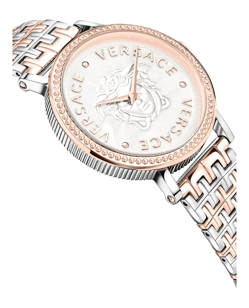Versace 37 mm Wrist Watch Women White silver Dial VEQX00722