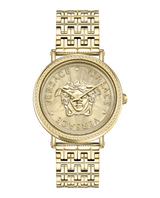 Versace 37 mm Wrist Watch Women Gold tone Dial VEQX01022