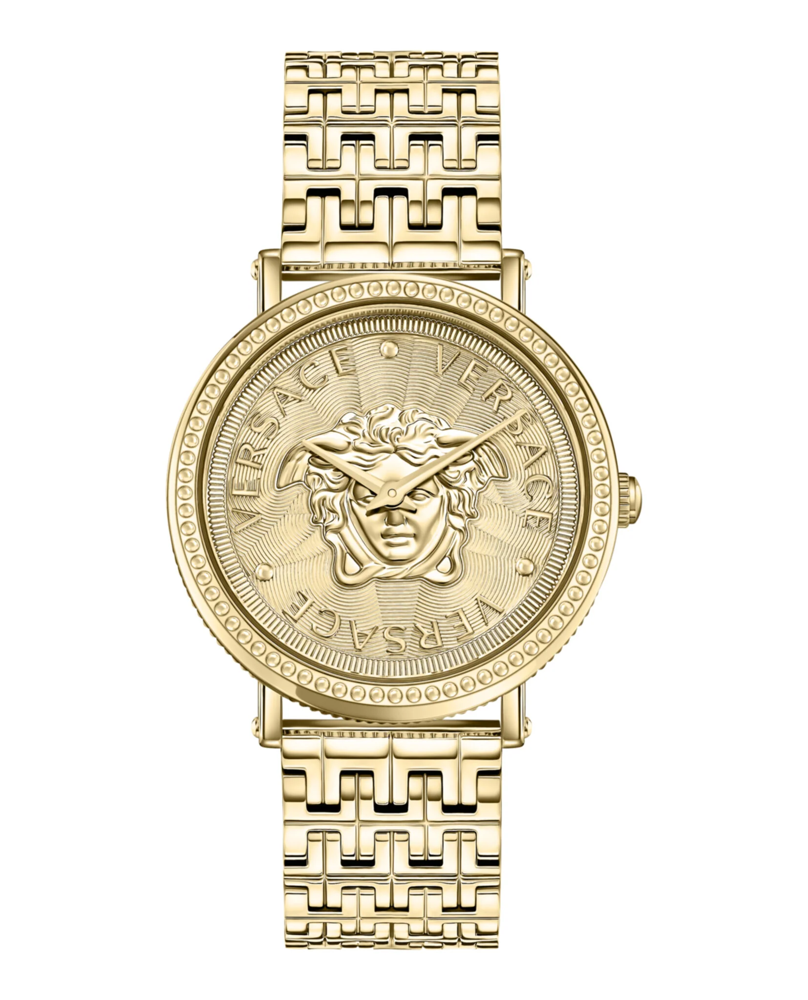 Versace 37 mm Wrist Watch Women Gold tone Dial VEQX01022