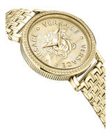 Versace 37 mm Wrist Watch Women Gold tone Dial VEQX01022