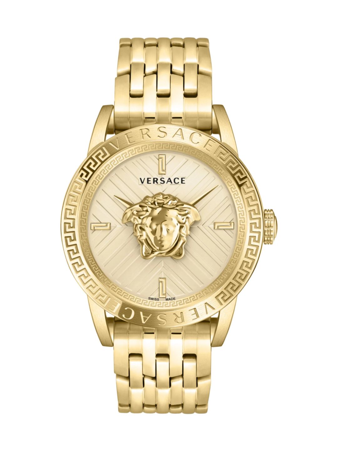 Versace 43 mm Wrist Watch Men Gold tone Dial VESN00722