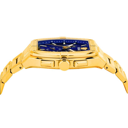 Versace Men 44 X 54.3 mm Size Blue Rectangular Dial Analog Watch- VESP00724