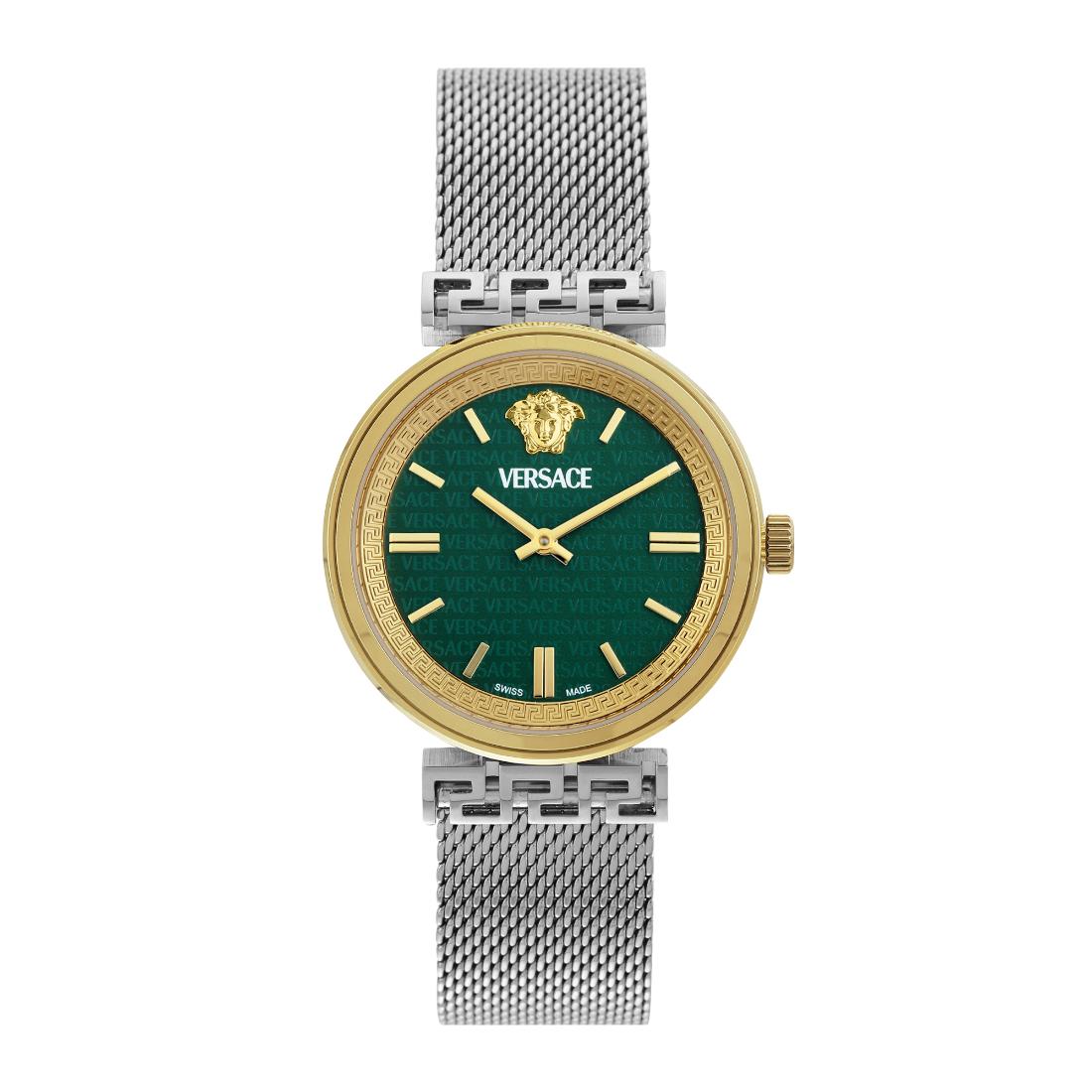 Versace Mythos 36 mm Green Dial Women Analog Watch VETCA0524