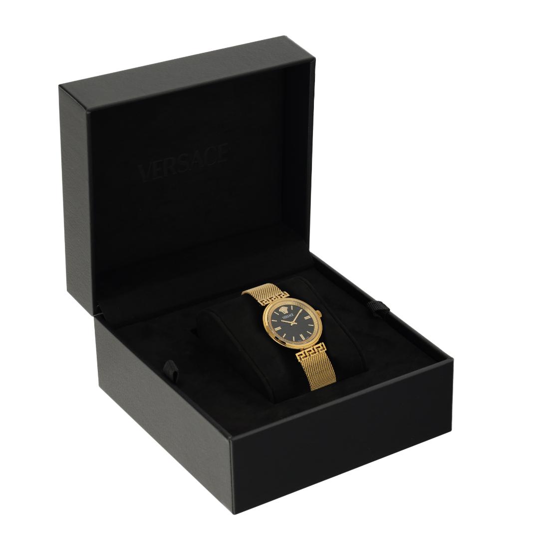 Versace Mythos 36 mm Black Dial Women Analog Watch VETCA0724