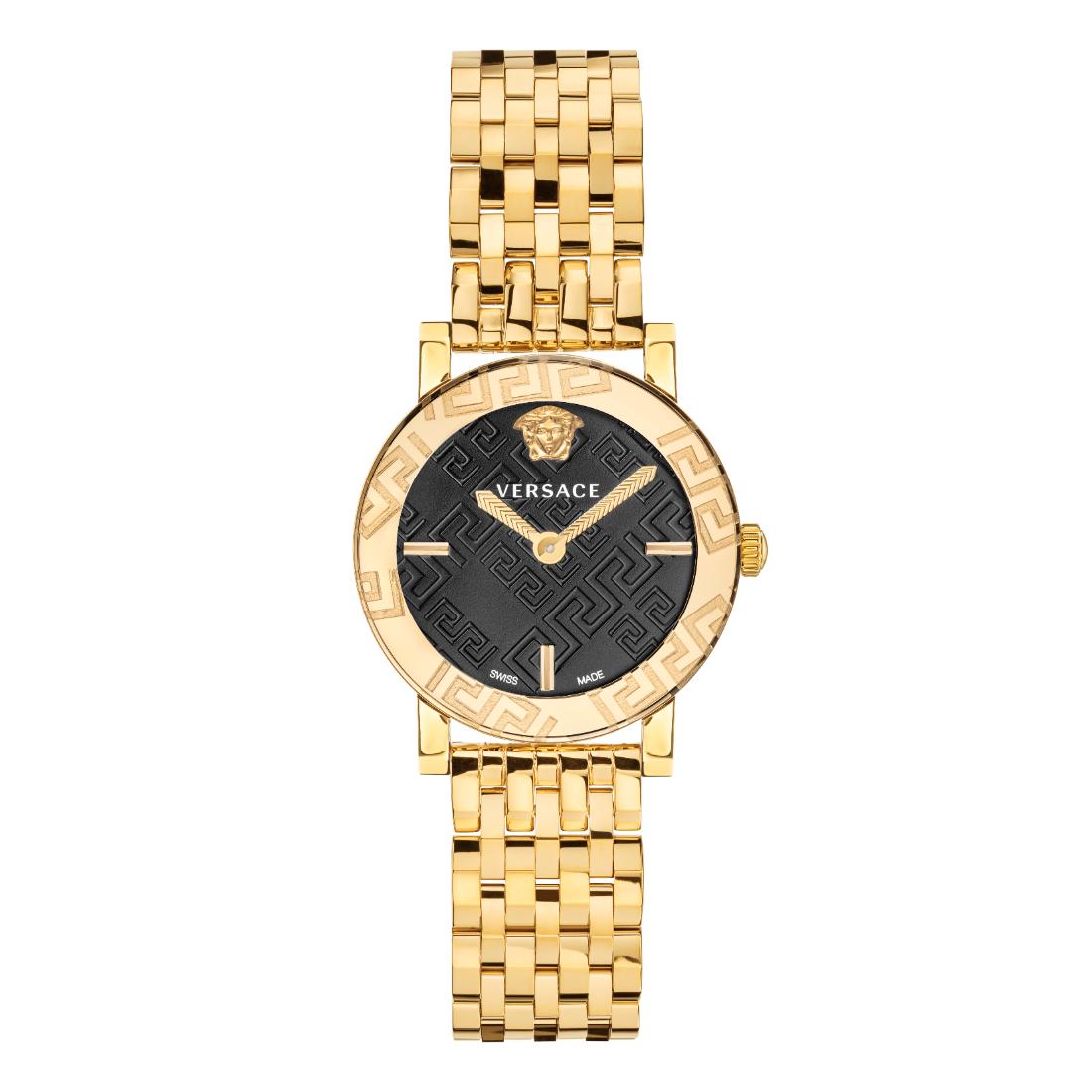 Versace U3-Greca 32 mm Black Dial Women Analog Watch- VEU300621
