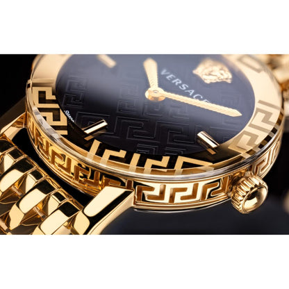 Versace U3-Greca 32 mm Black Dial Women Analog Watch- VEU300621