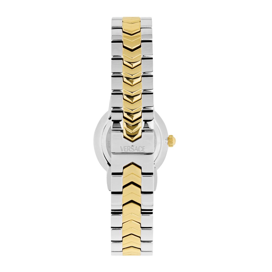 Versace V-Icon 30 mm Blue Dial Women Analog Watch- VEUCA0524